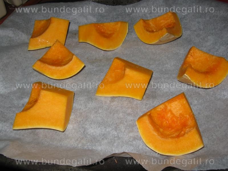 Piure de dovleac copt