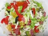 Salata de legume cu sunca-2
