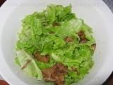 Salata verde cu carpaccio de ciuperci