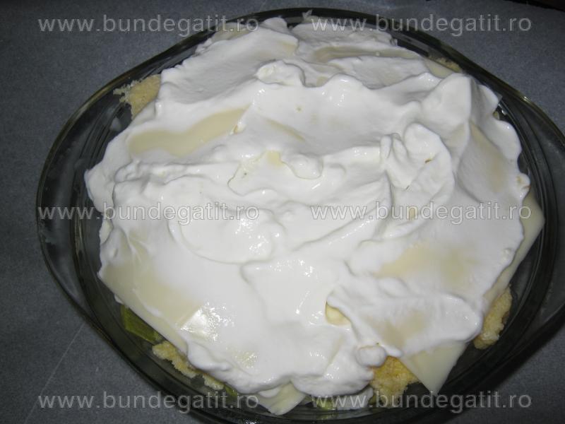 Preparat din mamaliga ramasa si resturi de friptura