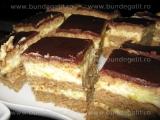 Prajitura cu nuca si crema de vanilie