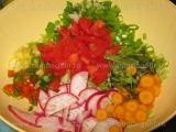 Salata de vara cu usturoi copt